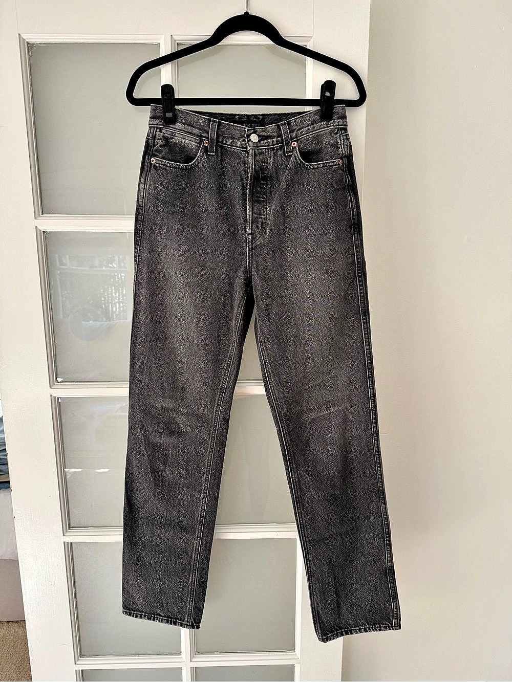 Alex Mill High-Rise Straight Leg Jeans